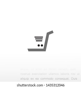 truck vector icon 10 eps , Lorem ipsum Flat design