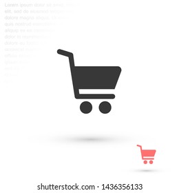 truck vector icon 10 eps , Lorem ipsum Flat design