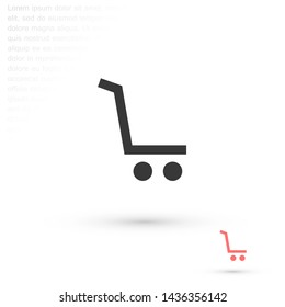 truck vector icon 10 eps , Lorem ipsum Flat design
