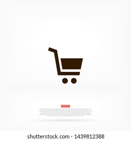 truck vector icon 10 eps , Lorem ipsum Flat design