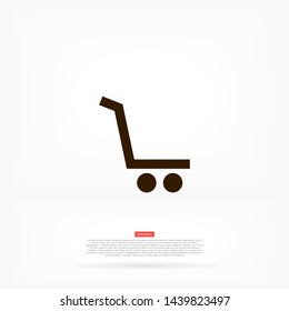 truck vector icon 10 eps , Lorem ipsum Flat design