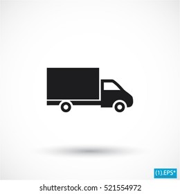  truck vector icon 10 EPS