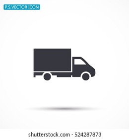  truck vector icon 10 EPS