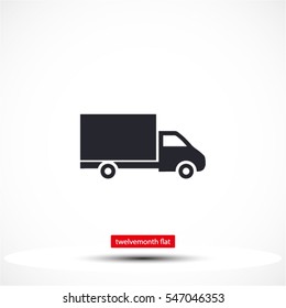  truck vector icon 10 EPS