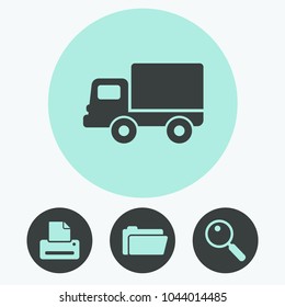 Truck vector icon