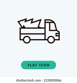 Truck vector icon