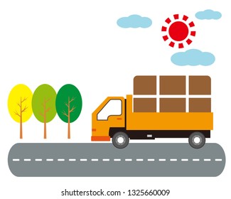 Truck vector icon