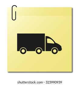 Truck - vector icon