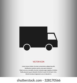 truck vector icon 