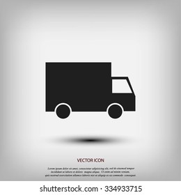 truck vector icon 