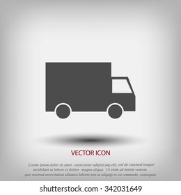 truck vector icon 