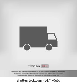 truck vector icon 