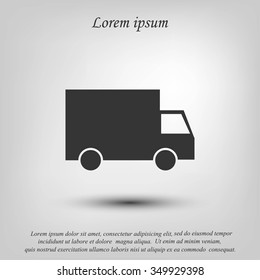 truck vector icon 