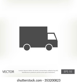 truck vector icon 