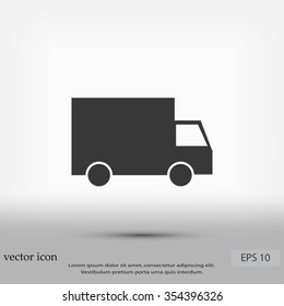 truck vector icon 