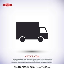 truck vector icon 