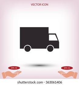 truck vector icon 