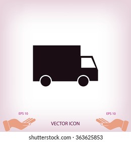 truck vector icon 