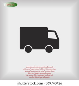 truck vector icon 