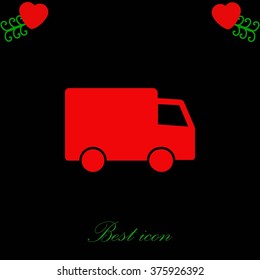 truck vector icon 