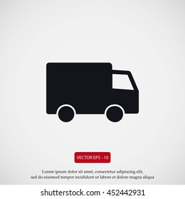 truck vector icon 