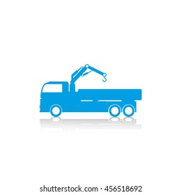 Truck. Vector icon
