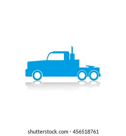 Truck. Vector icon