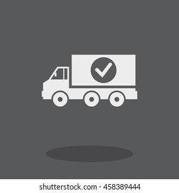 Truck vector icon.