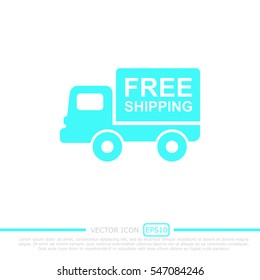 Truck vector icon