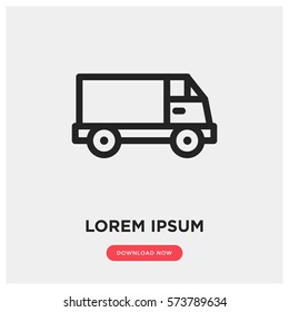 Truck vector icon