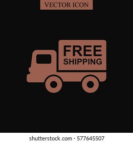 Truck vector icon
