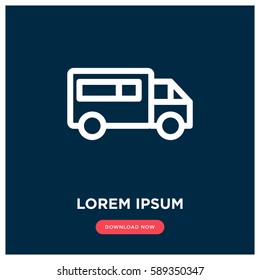 Truck vector icon