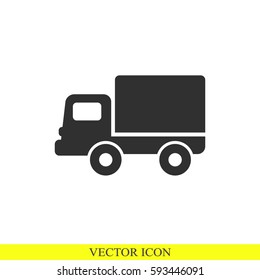 Truck vector icon