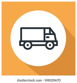 Truck vector icon