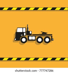 Truck. Vector icon.