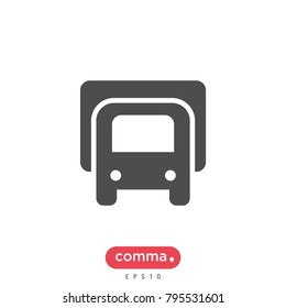 Truck vector icon