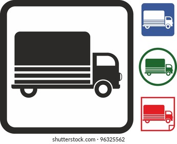 Truck vector icon