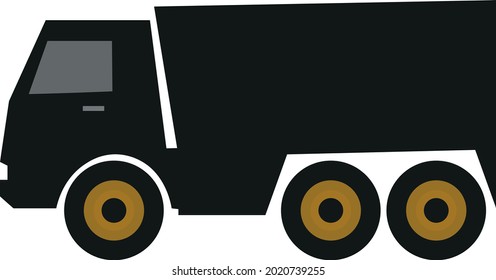 
Truck vector icon art illustration