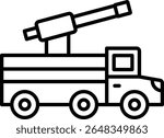 Truck vector icon. Can be used for printing, mobile and web applications.