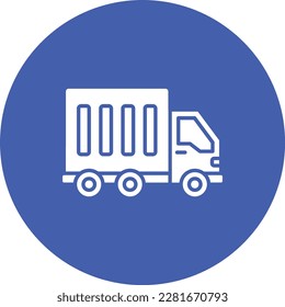 Truck vector icon. Can be used for printing, mobile and web applications.
