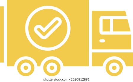 Icono de Vector de camión. Se puede utilizar para aplicaciones de impresión, móviles y de Web.