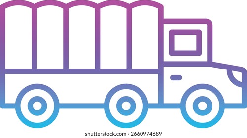 Truck vector icon. Can be used for printing, mobile and web applications.