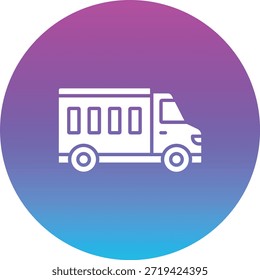 Truck vector icon. Can be used for printing, mobile and web applications.