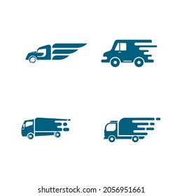 Truck Vector icon design illustration Template