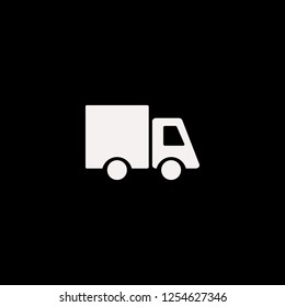 Truck vector icon. flat Truck design. Truck illustration for graphic 