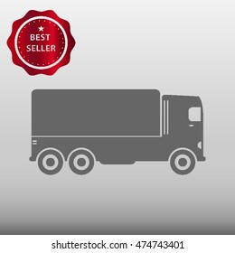 Truck Vector Icon Illustration
