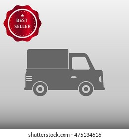Truck Vector Icon Illustration