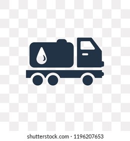 Truck vector icon isolated on transparent background, Truck transparency concept can be used web and mobile