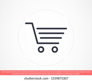 truck vector icon line 10 eps , Lorem ipsum Flat design.Shopping Cart Icon line  , flat design best vector icon line  .Shopping Cart icon, line  flat design best vector  