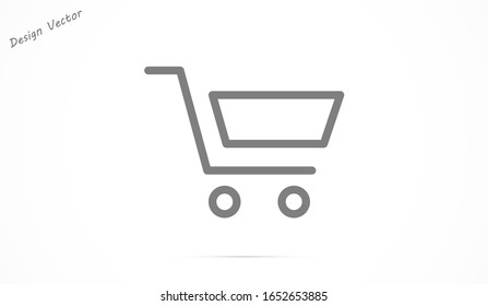 Icono vectorial de coche línea 10 pasos , Lorem ipsum Diseño plano.Línea Icono de carro de compra , diseño plano mejor línea de icono vectorial .Icono de carro de compra, mejor diseño plano línea vector  